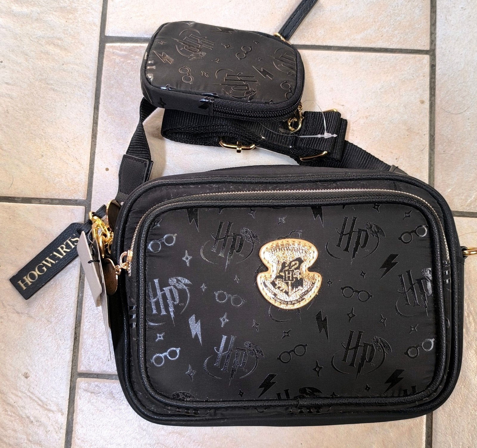 Sac 2 en 1 Harry Potter., Bijoux, Sacs & Beauté, Sacs | Sacs à bandoulière, Enlèvement ou Envoi, Neuf, Noir, Autres marques