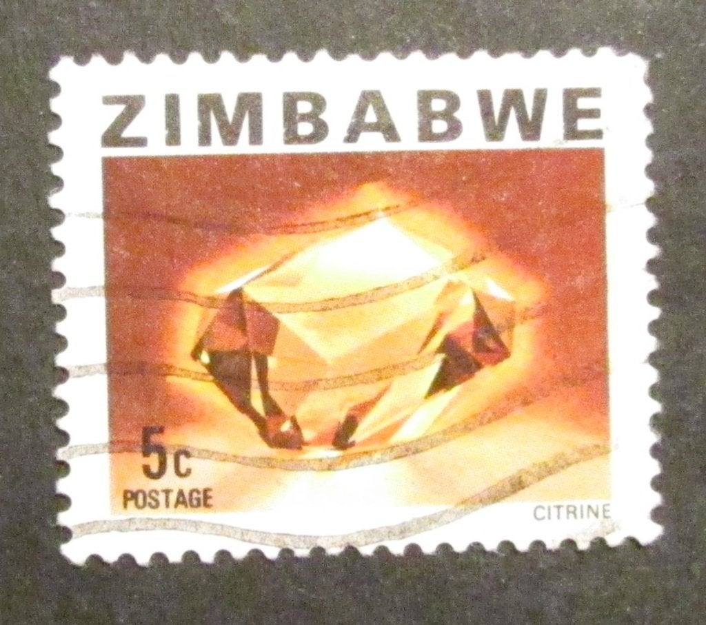 Zimbabwe 5 cents postzegel 1980 gestempeld, Ophalen of Verzenden, Zimbabwe, Gestempeld