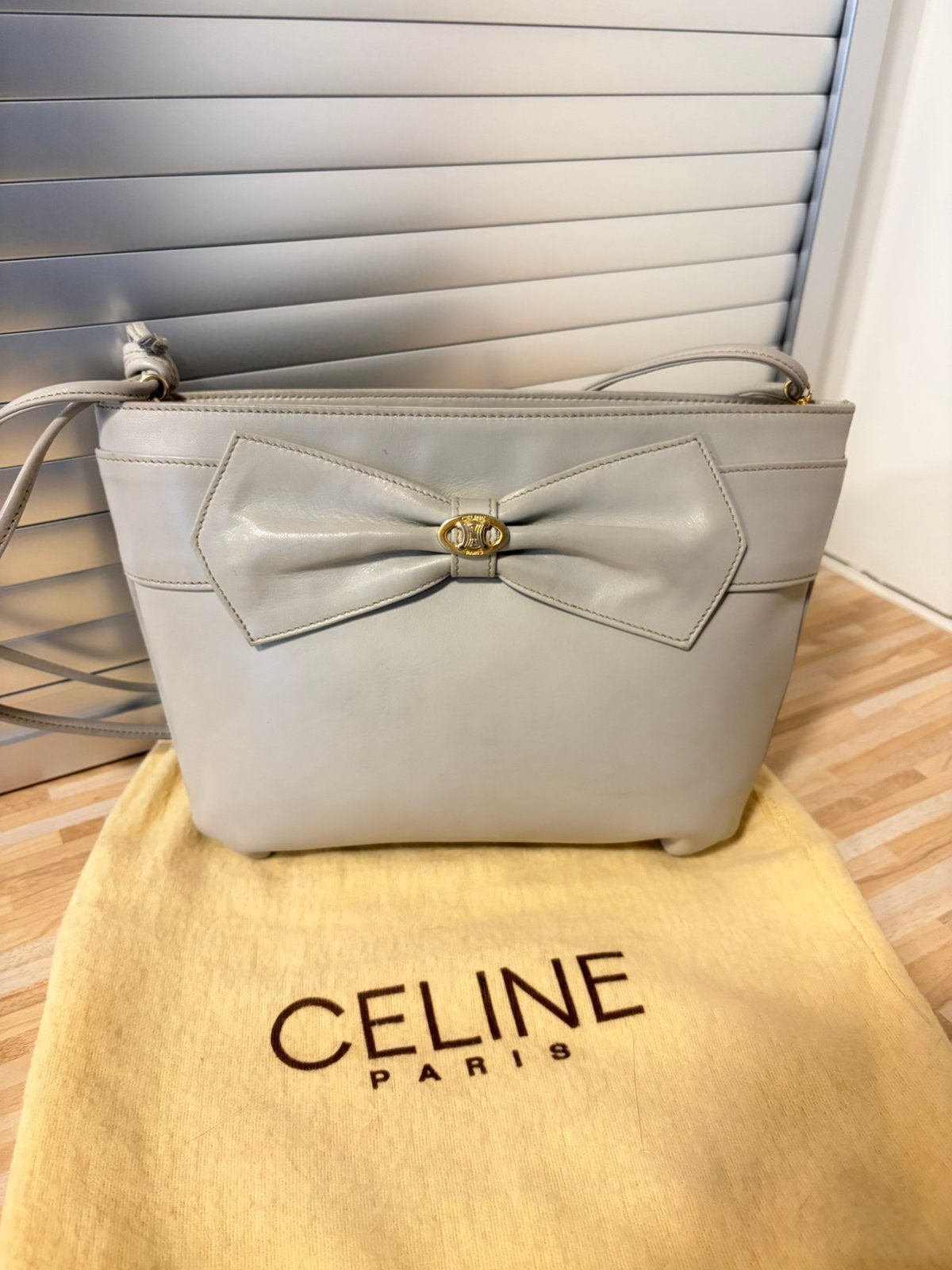 Céline Vintage, Enlèvement ou Envoi, Utilisé, Beige, Sac à main