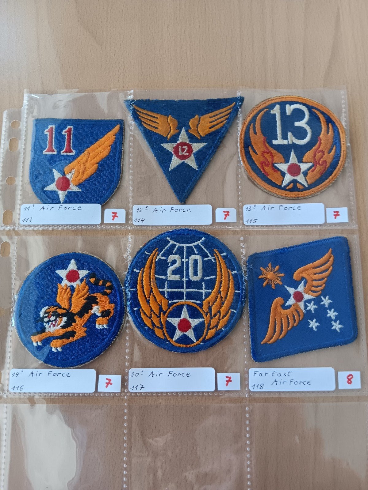 Us ww2 patches, Ophalen of Verzenden