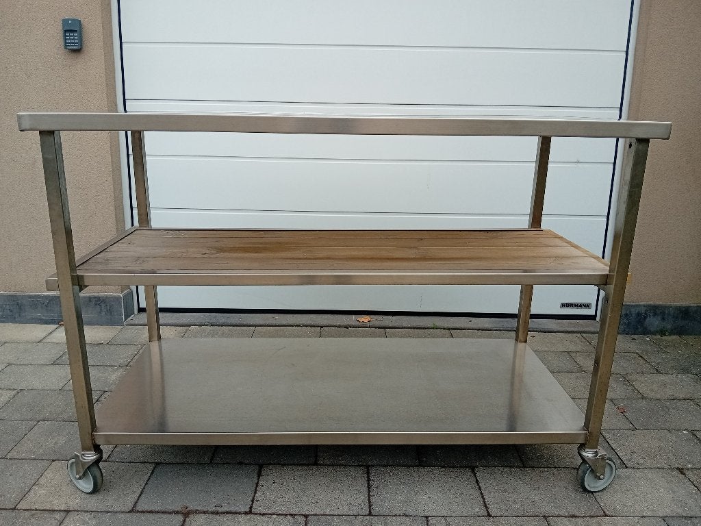 Inox tafel op wielen, Zakelijke goederen, Ophalen