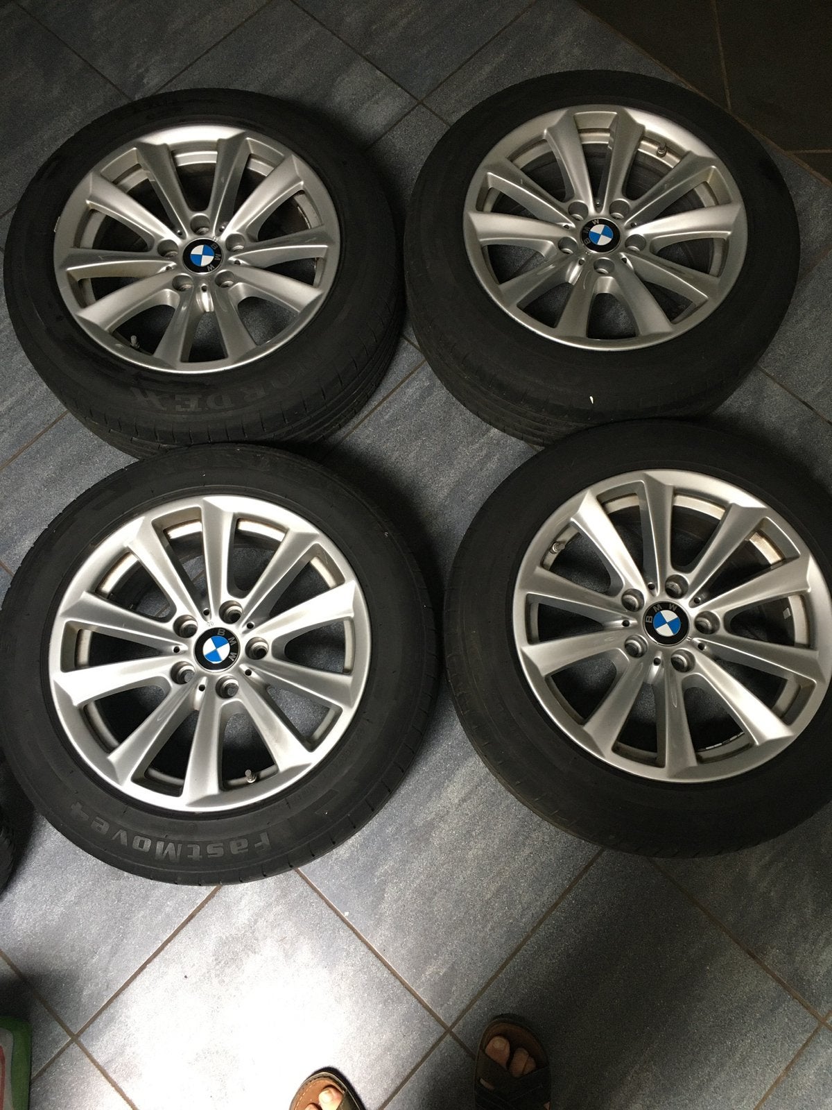 4 jantes BMW d’origine 17” Style 236 + pneus – S5 F10/F11, Autos : Pièces & Accessoires, Enlèvement, 17 pouces, Pneu(s)
