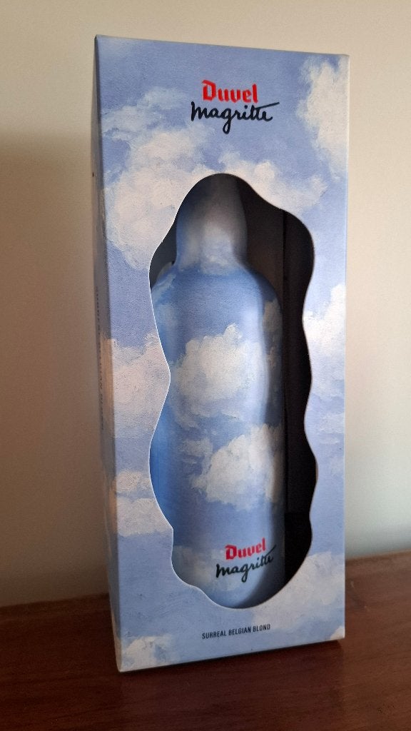 Duvel fles Magritte 75 cL ongeopend, Verzamelen, Ophalen, Zo goed als nieuw, Flesje(s), Duvel