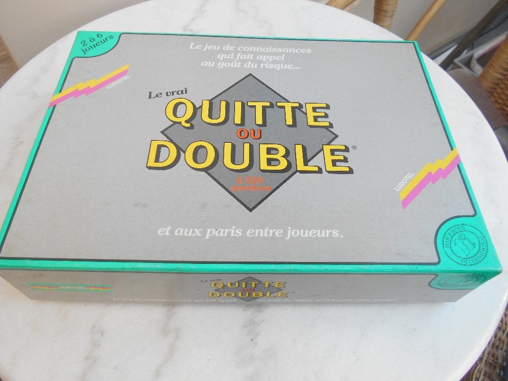jeu de société Quitte ou double, Ophalen of Verzenden, Zo goed als nieuw