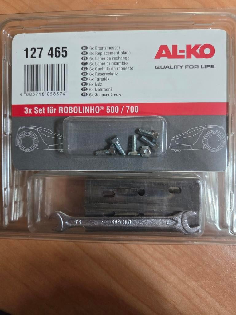 Reservemessen robotmaaier alko robolinho 500/700, Tuin en Terras, Ophalen of Verzenden