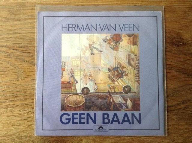 single herman van veen, 7 inch, Ophalen of Verzenden, Fotohoes, Nederlandstalig