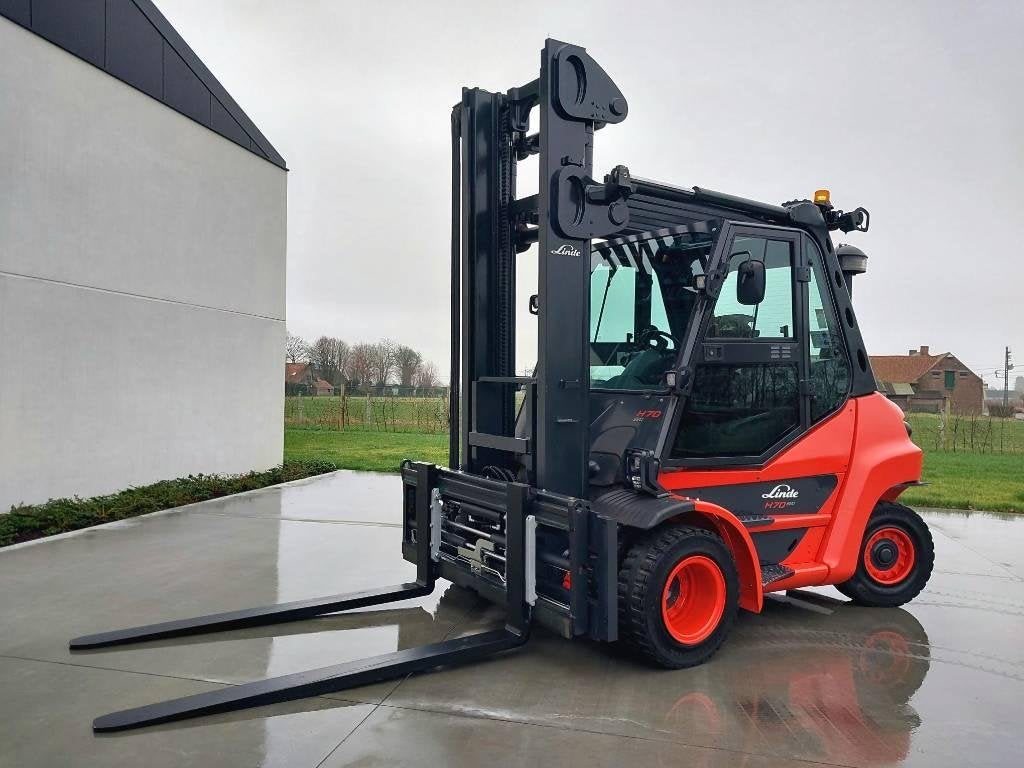 Linde H70D-03, Zakelijke goederen, Machines en Bouw | Heftrucks en Intern transport, Ophalen, Diesel, LINDE, Heftruck