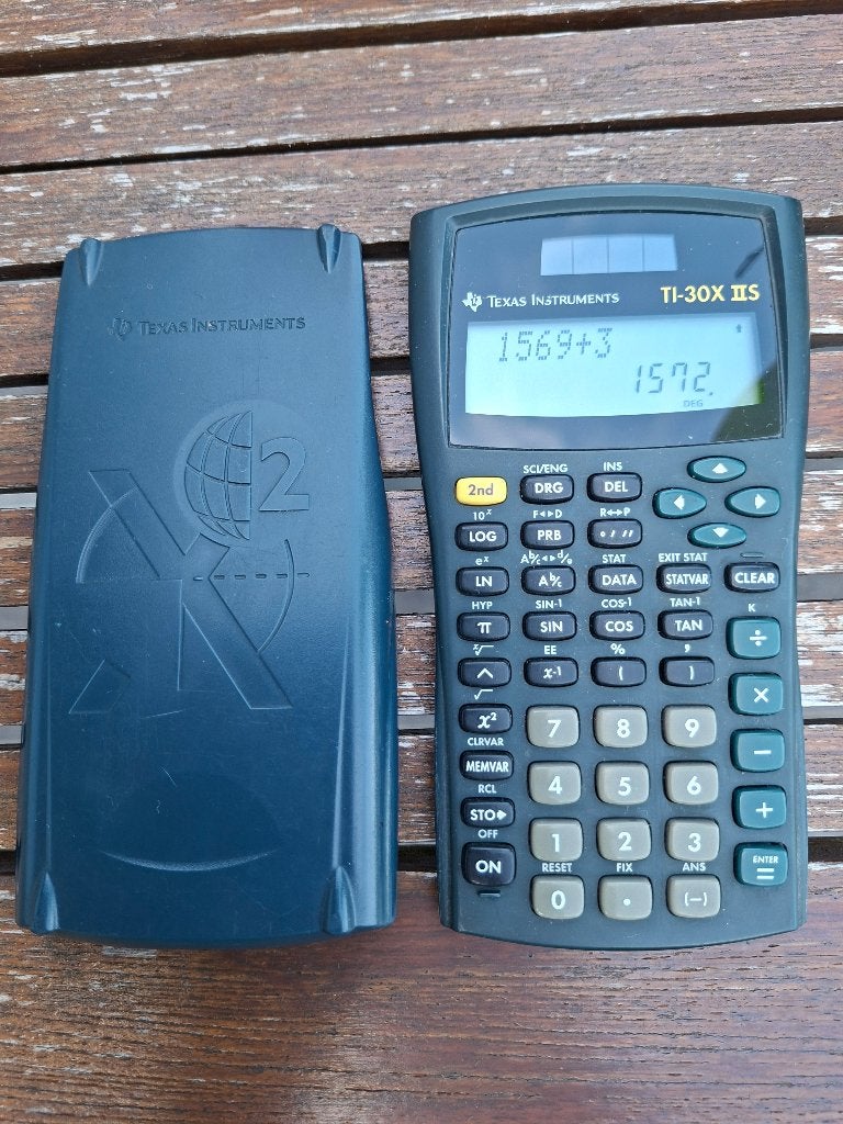 Texas Instruments TI 30X IIS rekenmachine, Ophalen of Verzenden, Gebruikt