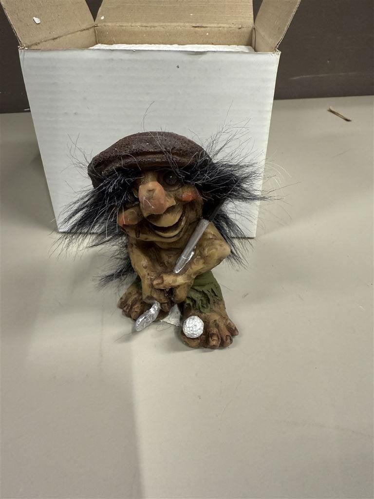 Troll-Atelier Lommedalen - Trol golf, Verzamelen, Poppetjes en Figuurtjes, Ophalen of Verzenden, Nieuw