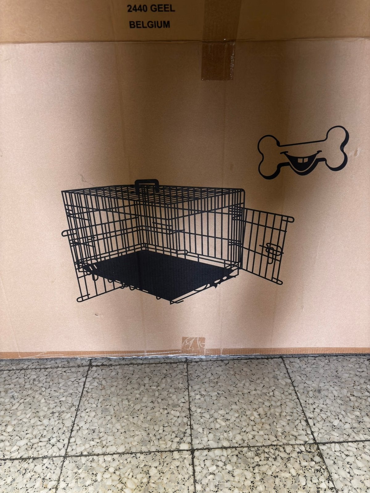 Grote Hondenbench XXL 109x70,5x78cm -Stevig metaal, Dieren en Toebehoren, Ophalen, Zo goed als nieuw