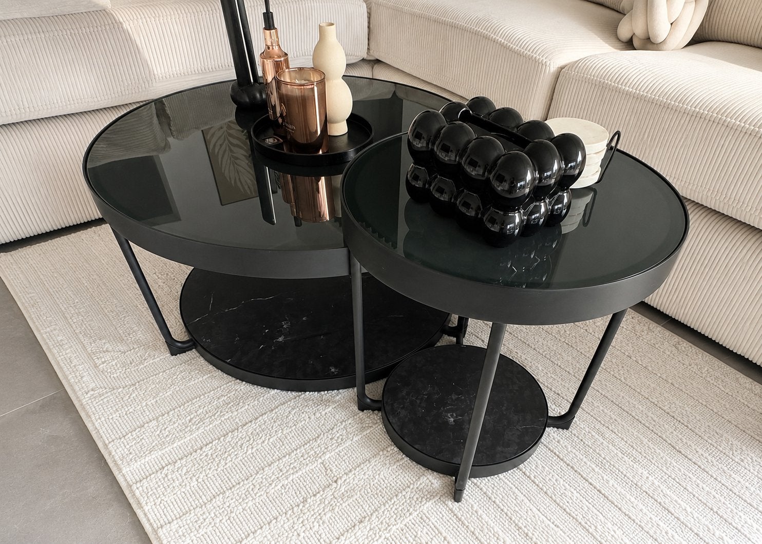 ✨ Table basse IKEA FROTORP – Design moderne ✨, Maison & Meubles, Enlèvement, Utilisé, Verre