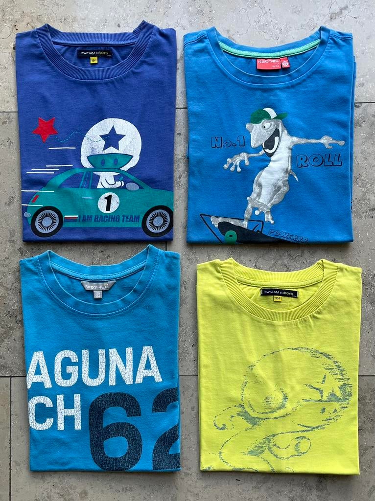 T - shirts (4) JBC jongen maat 158/164, Ophalen of Verzenden, Jongen