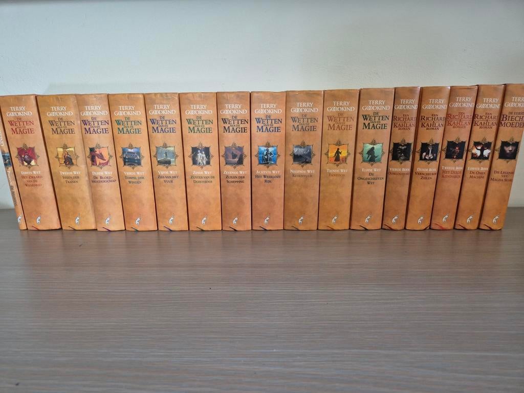 Terry Goodkind:  "De wetten van de magie" incl uitbreidingen, Ophalen