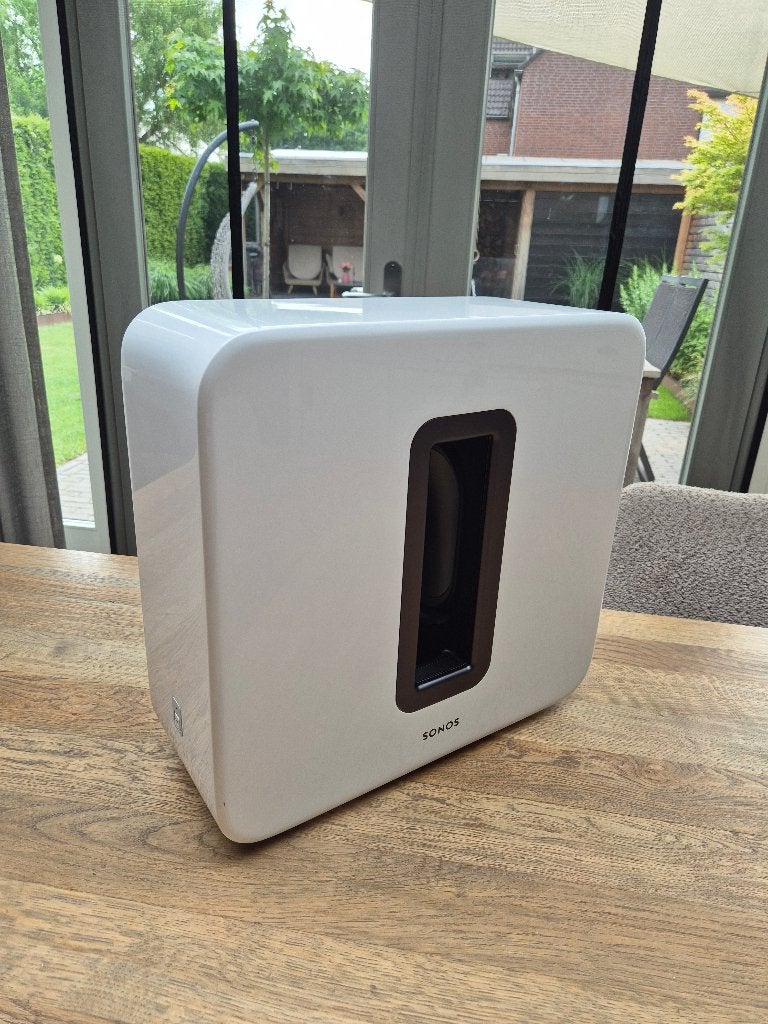 Sonos Sub 2nd Gen. - wit, Audio, Tv en Foto, Luidsprekerboxen, Gebruikt, Subwoofer, Ophalen of Verzenden, Sonos