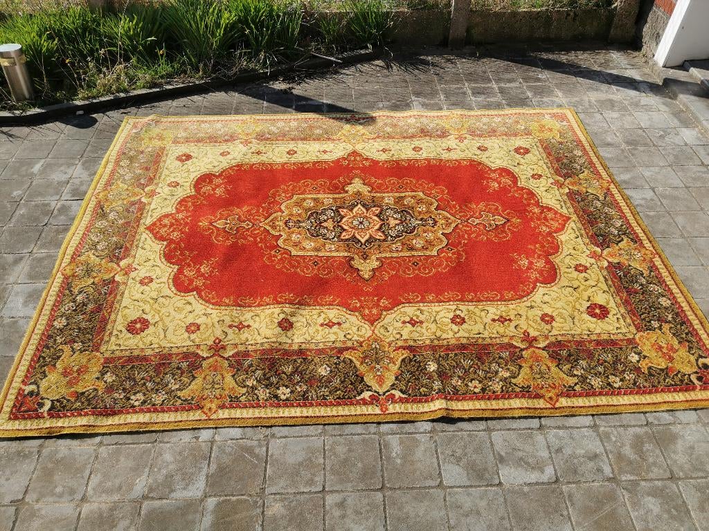 Wollen Tapijt - Klassiek design, Ophalen, Gebruikt, Klassiek design, 150 tot 200 cm