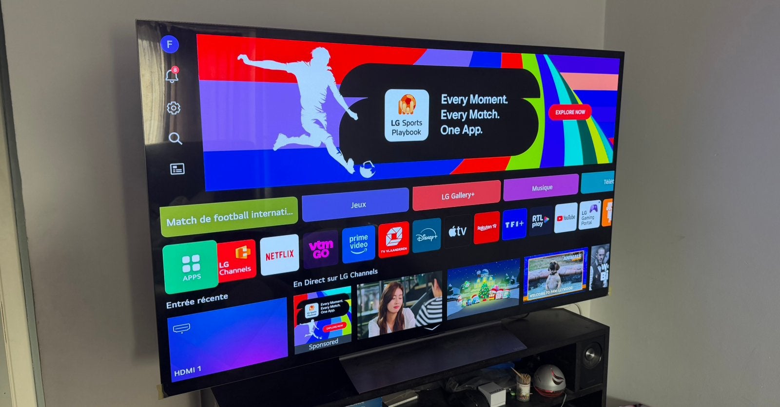 LG OLED 55 “, TV, Hi-fi & Vidéo, Télévisions, Comme neuf, OLED, LG, Smart TV, Enlèvement