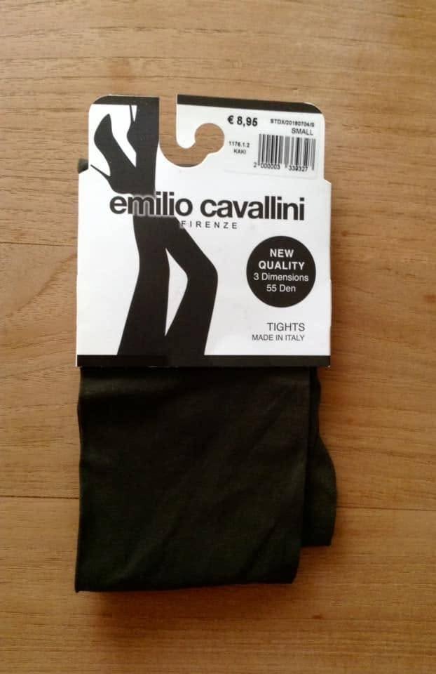 Emilio Cavallini 55 den T.s kaki maillot, Kleding | Dames, Leggings, Maillots en Panty's, Ophalen of Verzenden, Nieuw, Maat 36/38 (S)