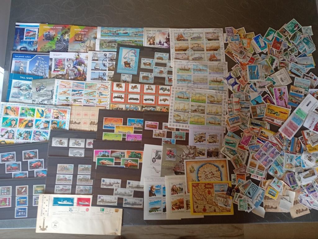 I5) postzegels thema transport, Postzegels en Munten, Ophalen of Verzenden