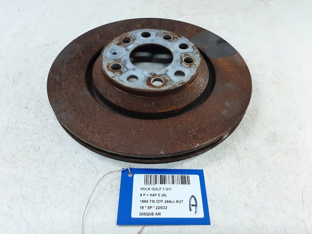 FREIN DISQUE ARRIÈRE Volkswagen Golf VII (AUA), Utilisé, Volkswagen