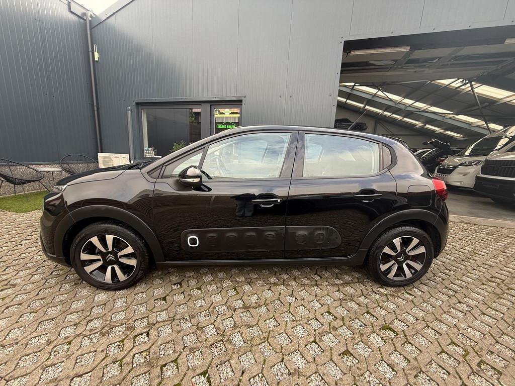 Citroën C3 Benzine - Navigatie/camera/alu velgen, Autos, Citroën, Achat, Entreprise, Noir, 5 portes