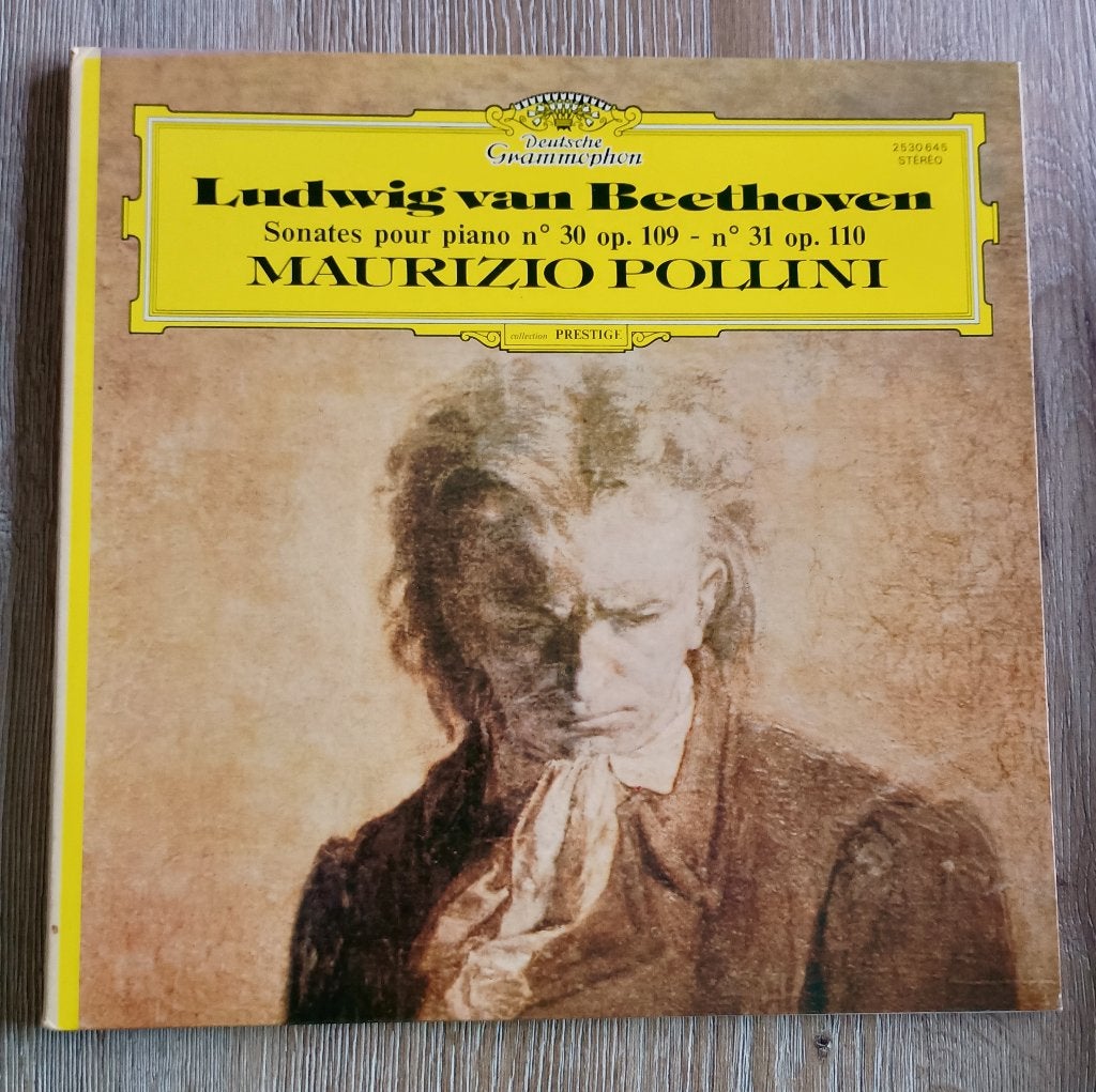 LP Piano Sonates (Beethoven) - Maurizio Pollini, Ophalen of Verzenden, Zo goed als nieuw, LP, Beethoven