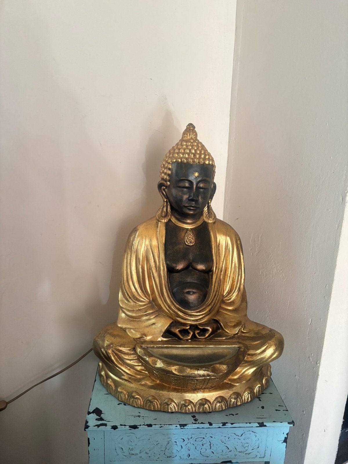 Boeddha met licht, Maison & Meubles, Accessoires pour la Maison | Statues de Bouddha, Enlèvement, Comme neuf