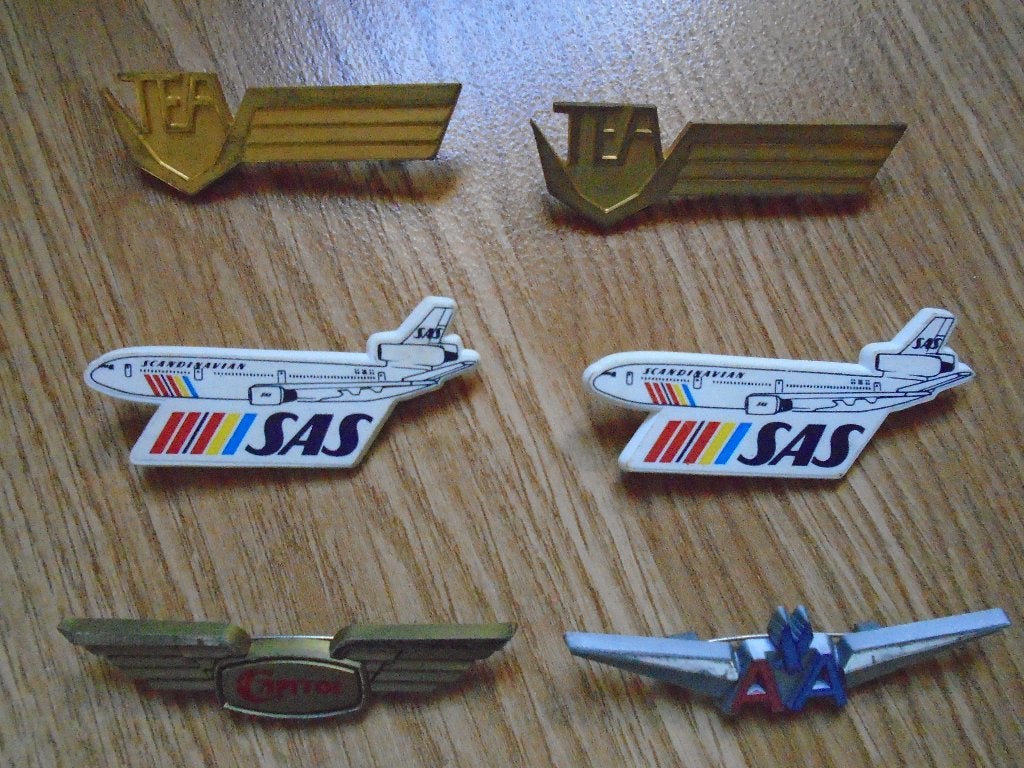 Pins & spelden van piloten en stewardessen, Ophalen of Verzenden, Gebruikt, Speldje of Pin
