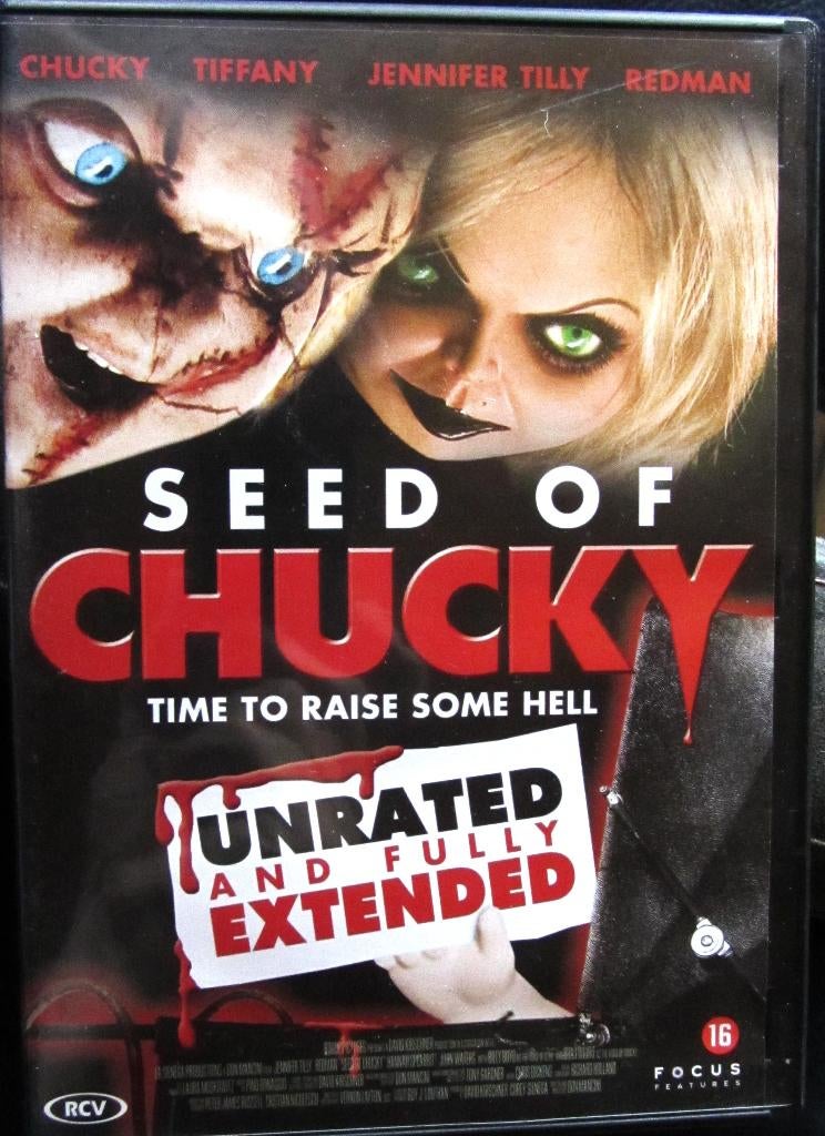 DVD HORROR- SEED OF CHUCKY, Cd's en Dvd's, Dvd's | Horror, Gebruikt, Overige genres, Alle leeftijden, Ophalen of Verzenden