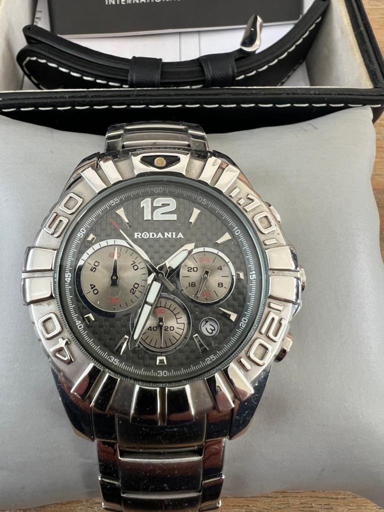 Rodania, Handtassen en Accessoires, Horloges | Dames, Ophalen of Verzenden, Zo goed als nieuw, Leer