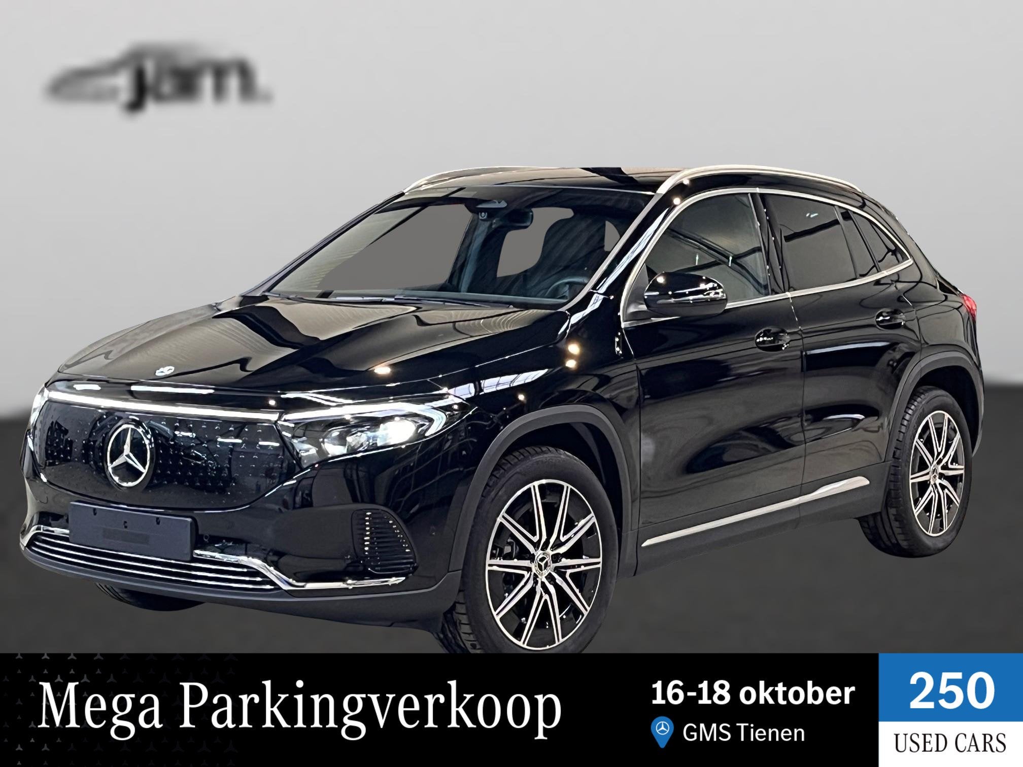 Mercedes-Benz EQA 250+ Star Edition, Auto's, Verblindingsvrij grootlicht, Stof, Gebruikt, Zwart