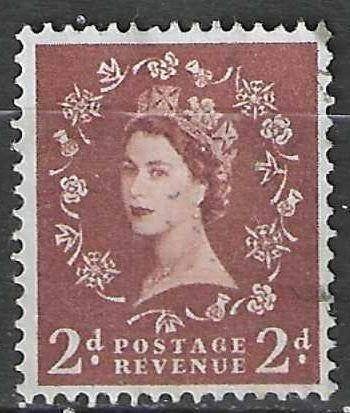 Groot-Brittannie 1952/1954 - Yvert 265 - Elisabeth II (ST), Verzenden, Gestempeld