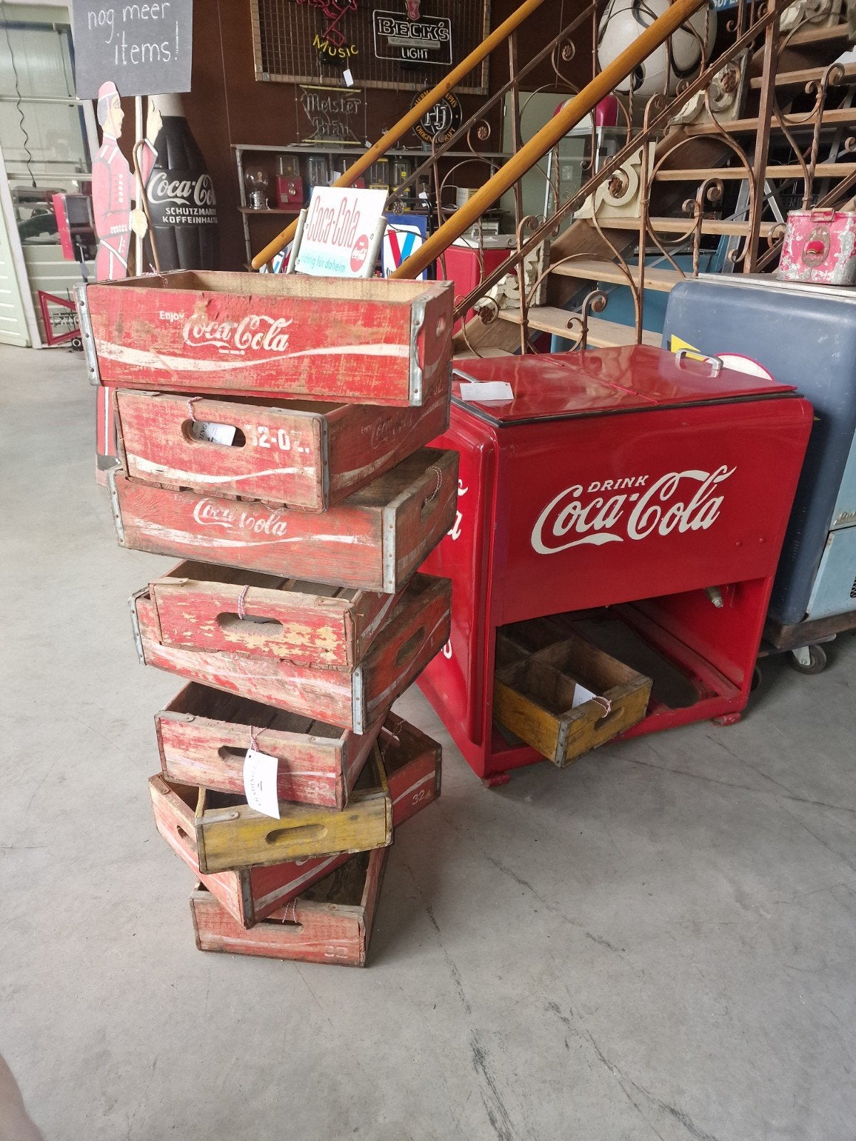 Boîtes Coca-Cola Pepsi de 7 tasse, Collections, Enlèvement, Utilisé, Emballage