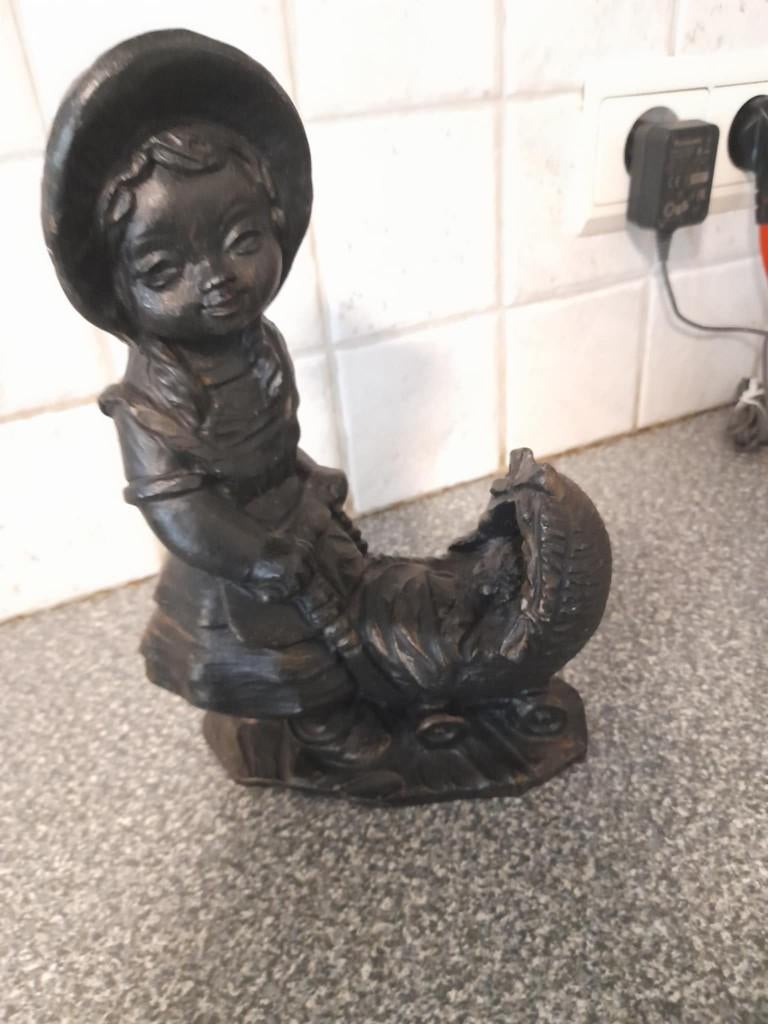 Meisje met kinderwagen van Antoon Perrée Venlo, Antiek en Kunst, Ophalen of Verzenden