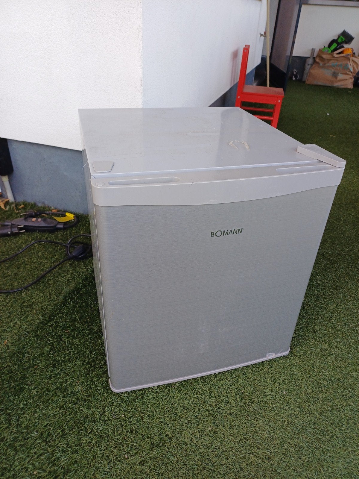 mini koelkast + vriesvak  A++, 42L+6L, zilver, Elektronische apparatuur, Vriezers en Diepvrieskisten, Gebruikt, Minder dan 85 cm