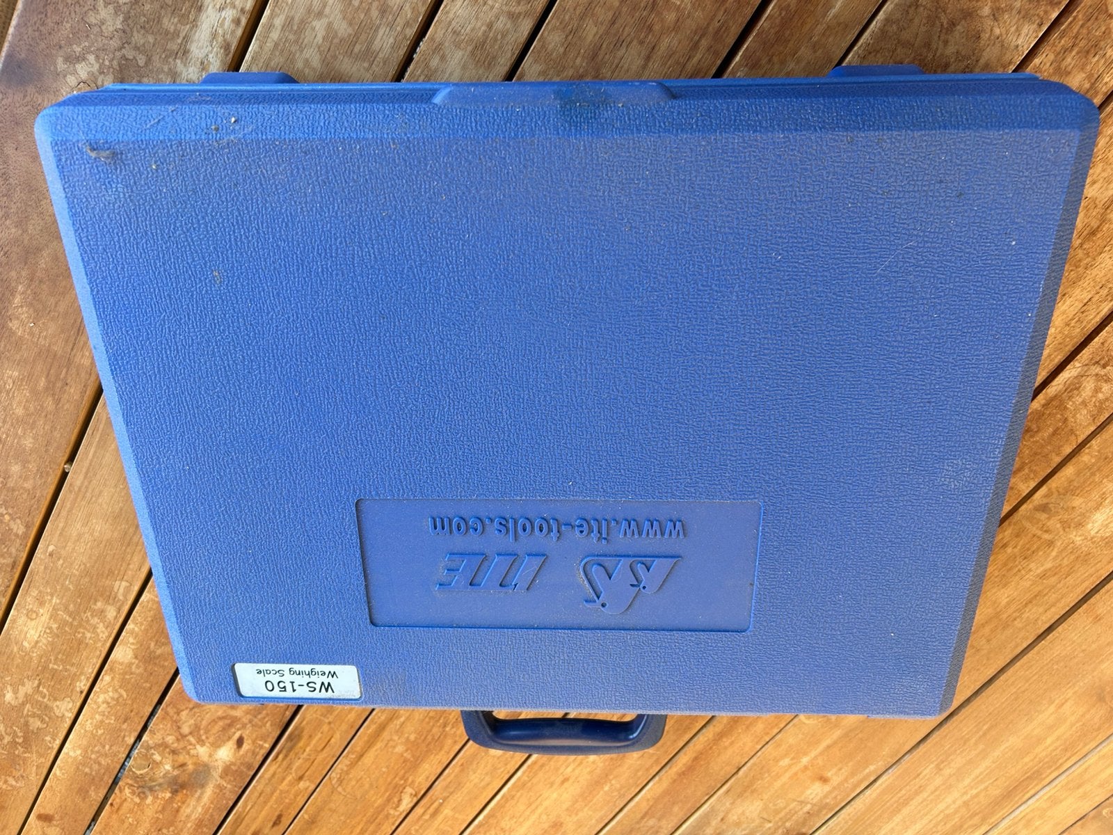 ITE elektronische weegschaal WS-150 150KG, Doe-het-zelf en Bouw, Meetapparatuur, Ophalen, Zo goed als nieuw