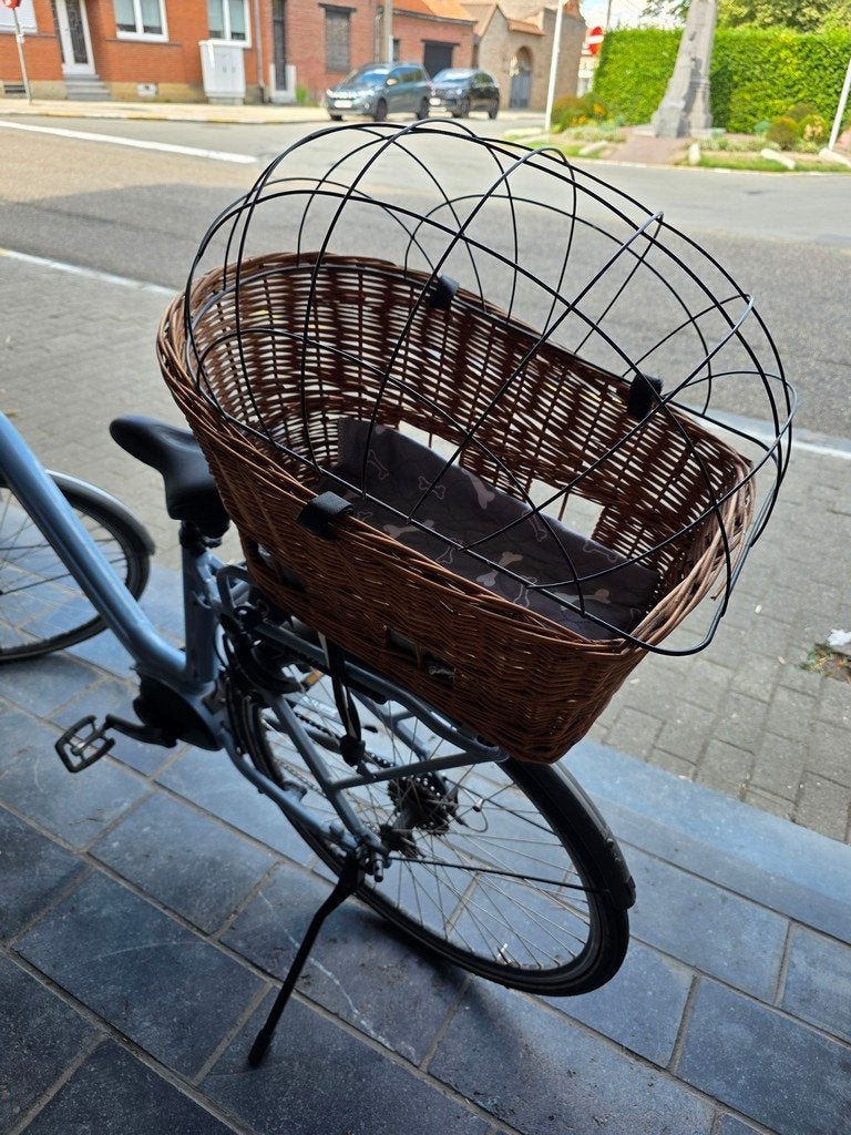 Panier à vélo pour chien pour porte-bagages, Animaux & Accessoires, Accessoires pour chiens, Autres marques, Enlèvement, Comme neuf