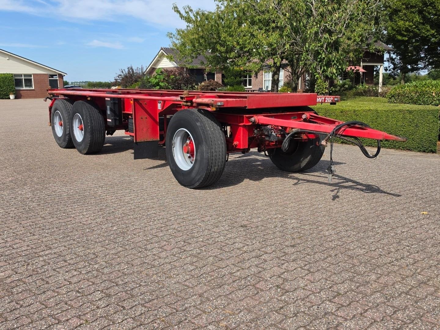 Pacton 2822 C-2 3 assige pacton container aanhanger met lift, Overige kleuren, Overige brandstoffen, Bedrijf, Aanhangers en Opleggers