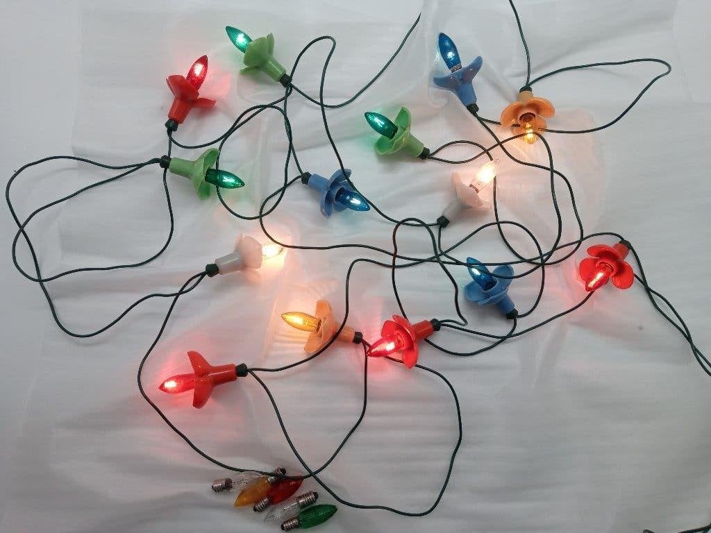 Belles lumières de Noël vintage, Enlèvement ou Envoi, Utilisé