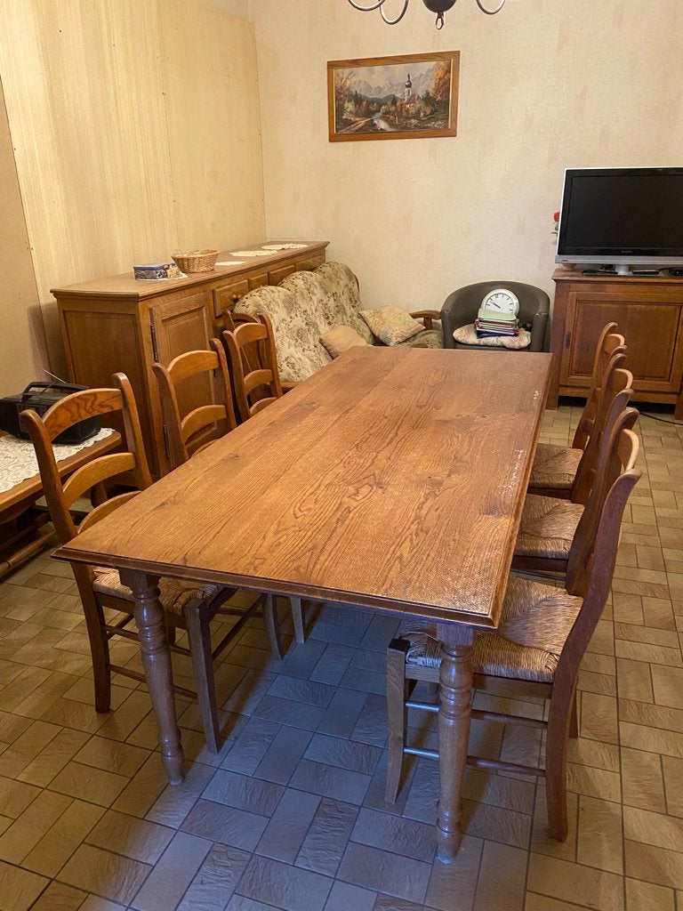 Salle à manger, Ophalen, Gebruikt, 6 tot 8 stoelen