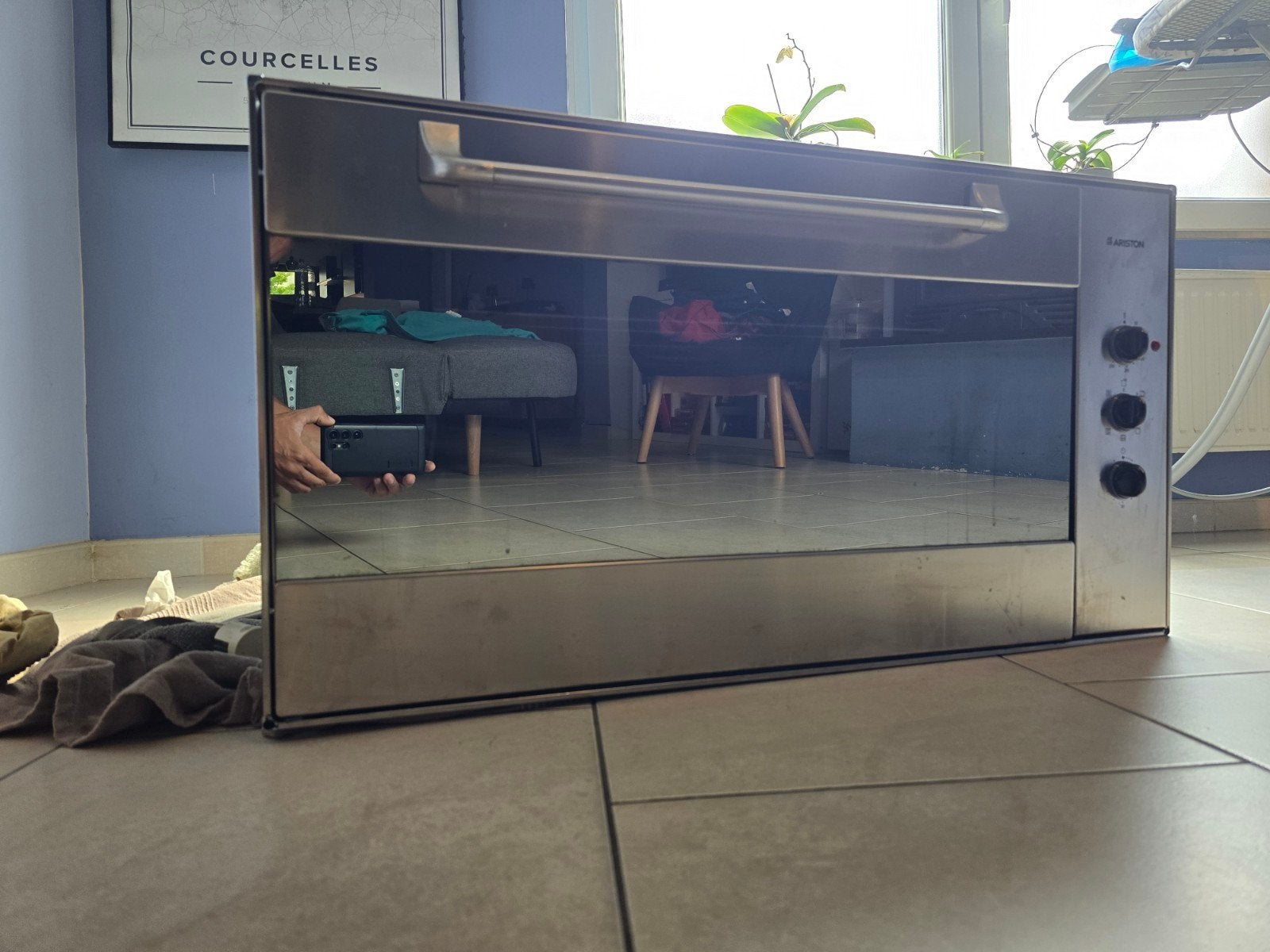 Four encastrable XL Ariston 85 cm (90 cm) - Fonctionnel, Electroménager, Enlèvement, Four