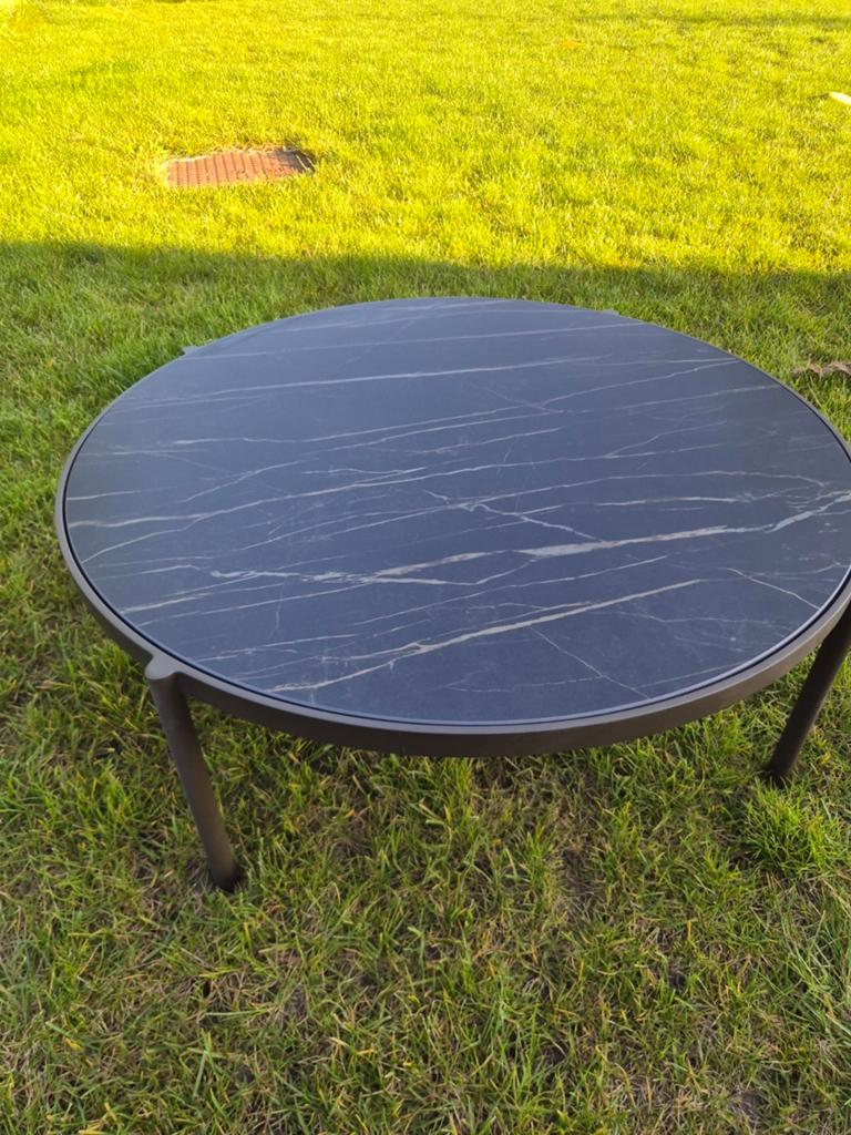 Jardinico Volte tuintafel bijzettafel 90cm, Jardin & Terrasse, Enlèvement, Aluminium