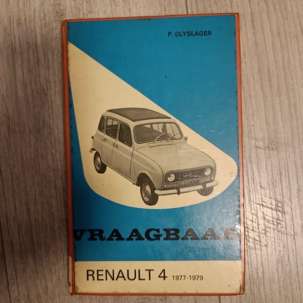 werkplaats boek renault 4, Ophalen, Gelezen, Renault