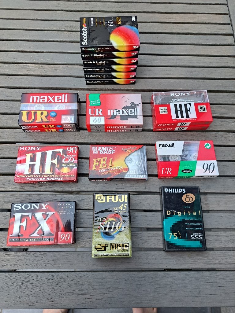 Casettes divers lot 18 stuks, Ophalen of Verzenden, Zo goed als nieuw, Origineel
