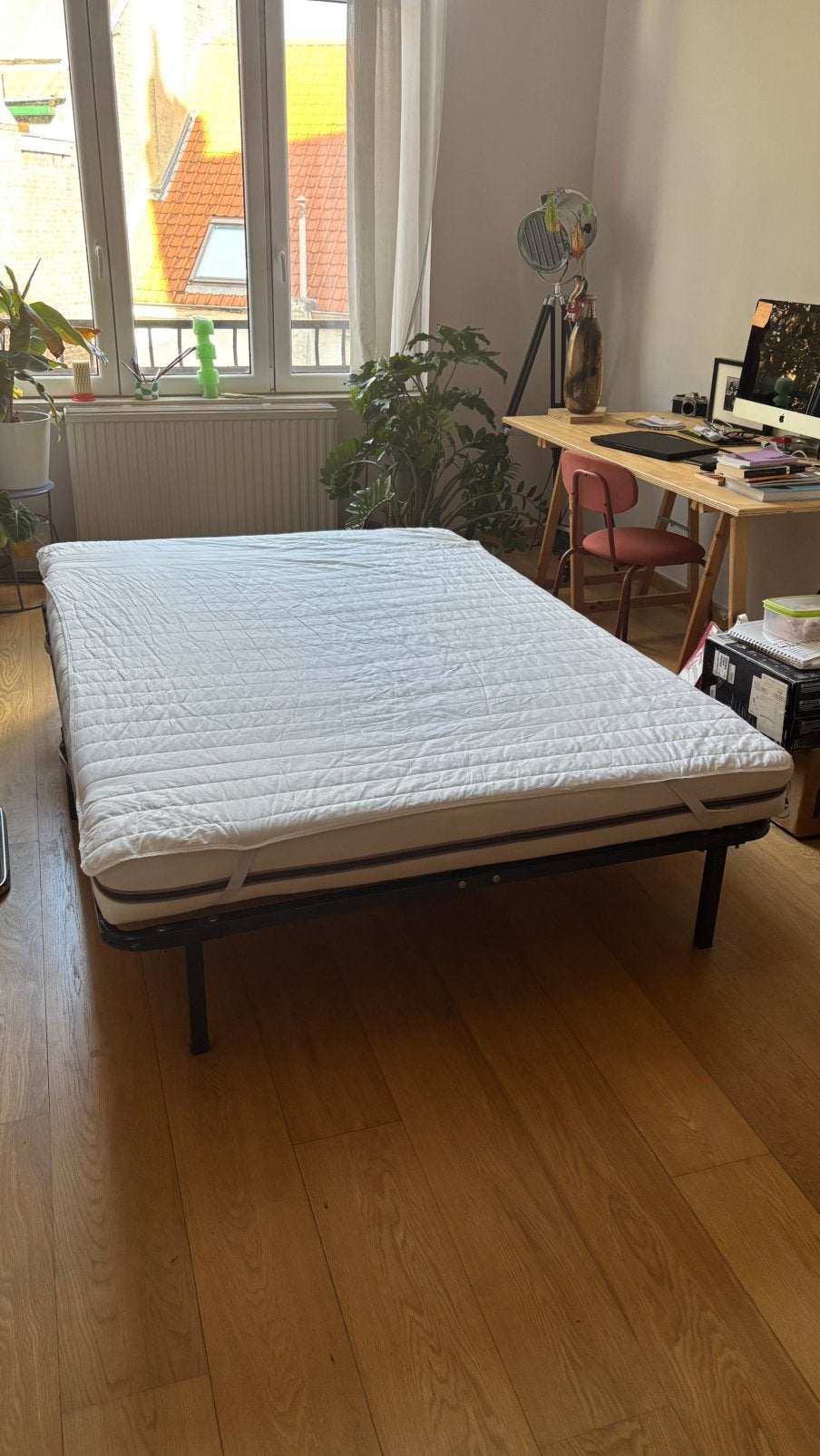 Sommier et mantelas Malvik 140 x 200, Ophalen, Bedbodem