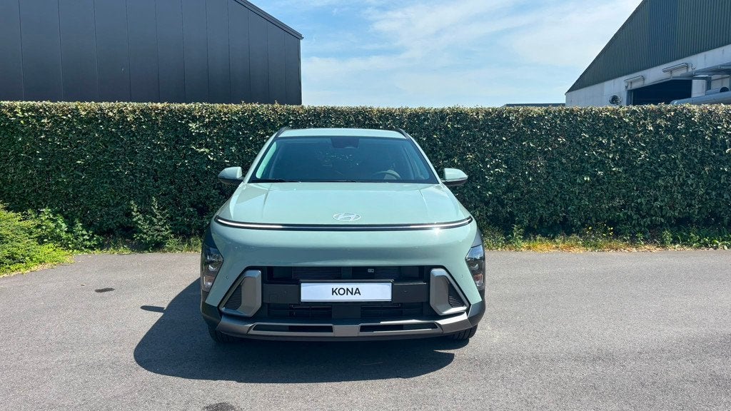 Hyundai KONA HEV 1.6 GDi DCT FEEL COMFORT 138 D6 (automaat), Auto's, Automaat, Zwart, Leder en Stof, Bedrijf