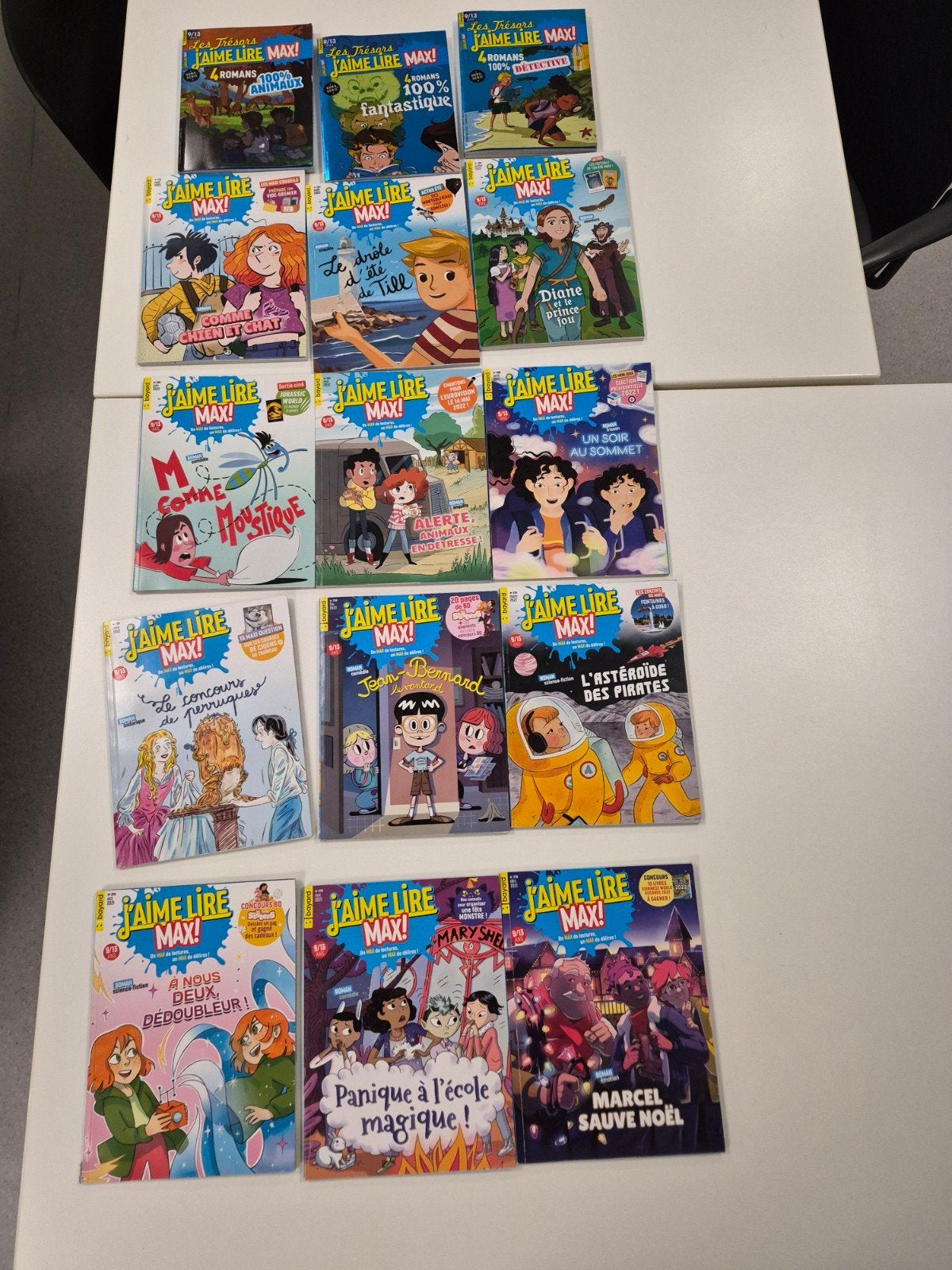 12 "J’aime lire max" + 3 hors série, Livres, Enlèvement ou Envoi, Fiction, Utilisé, Bayard