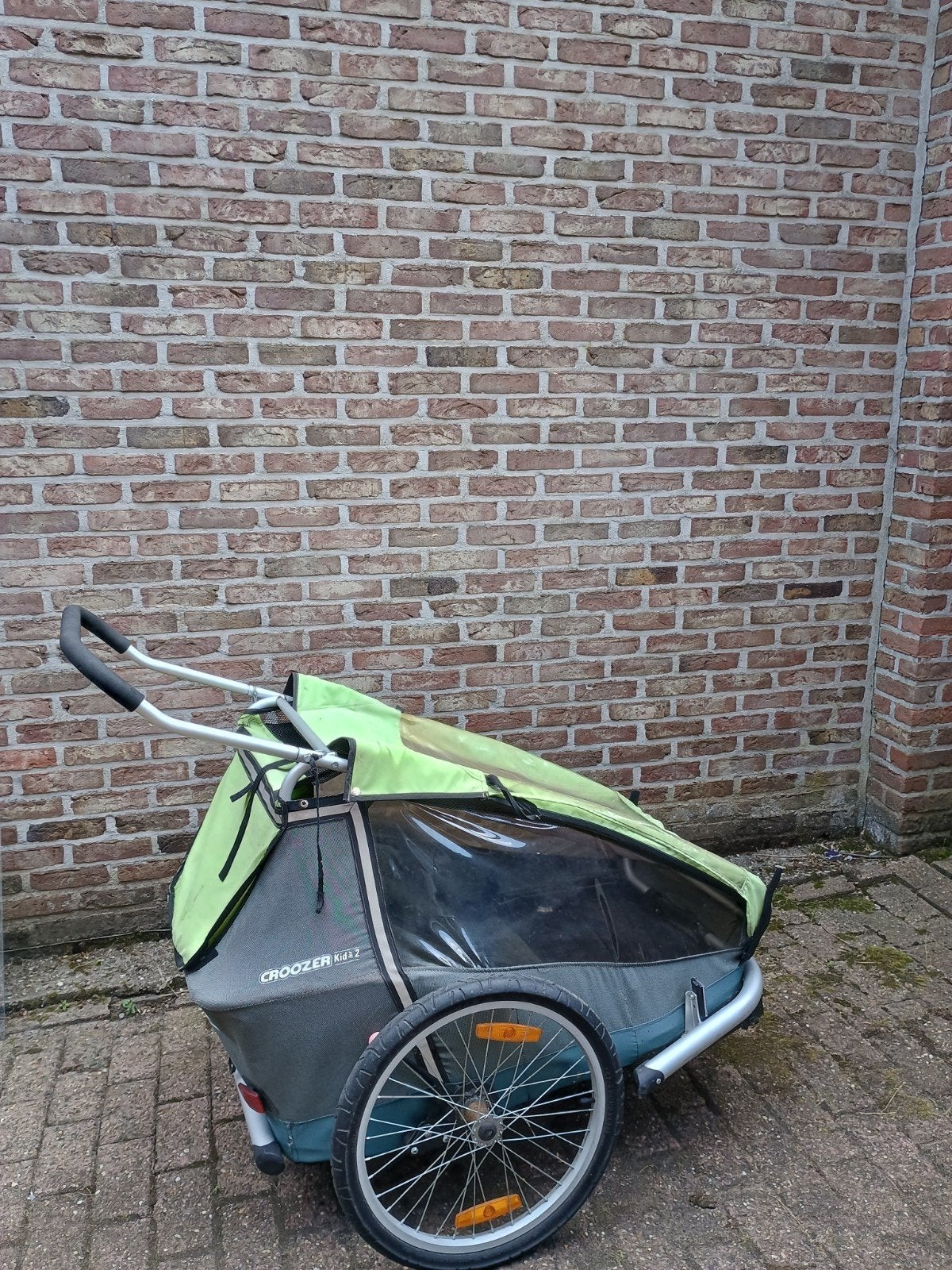 Croozer kid for 2 - fietskar, Ophalen, Gebruikt, Opvouwbaar, Croozer