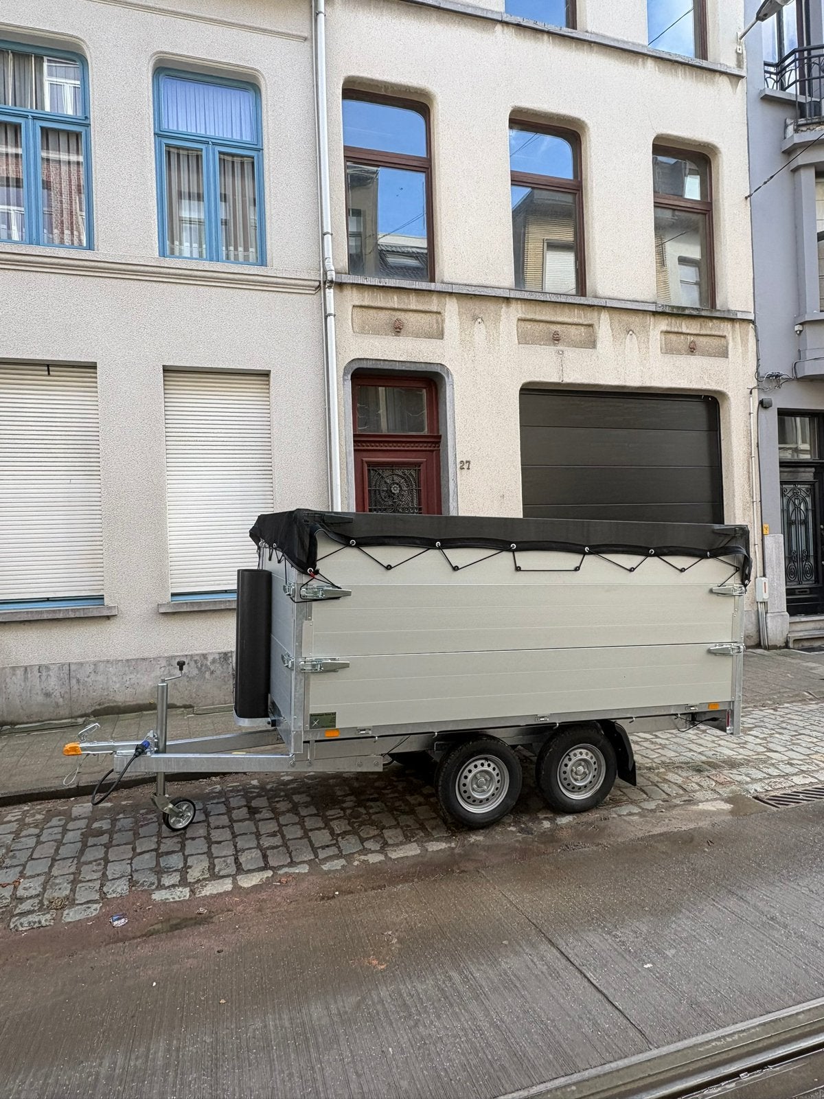 TE HUUR - Elektrische kipper aanhangwagen, 750 kg, Enlèvement, Neuf