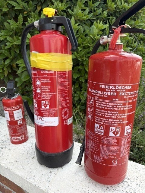brandblusapparaat, Maison & Meubles, Extincteurs & Coffres-forts, Enlèvement, Comme neuf, Extincteur