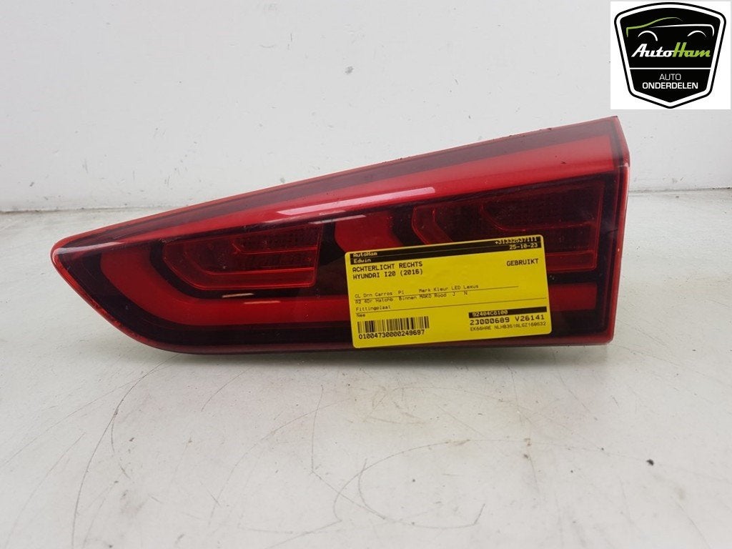 FEU ARRIÈRE DROIT Hyundai i20 (GBB) (|92404C8100|), Dhr. J. Ham, Administratie@autoham.nl, Utilisé, Hyundai